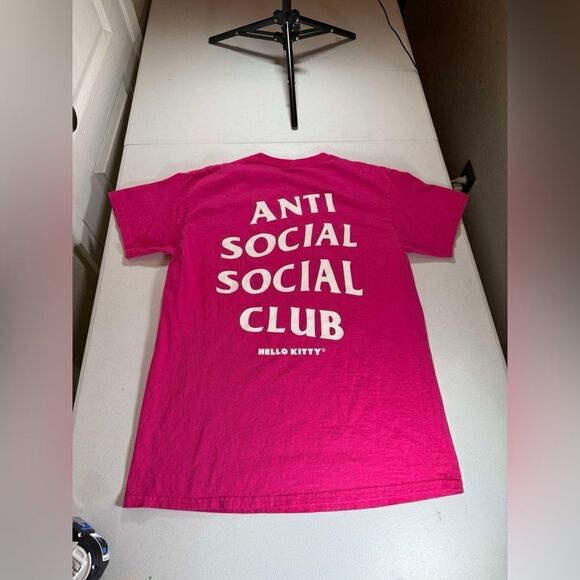 AntiSocial Social Club x Hello Kitty Pink T-shirt Men's size M